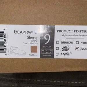 Bearpaw Shorty Size 9 Iced Coffee